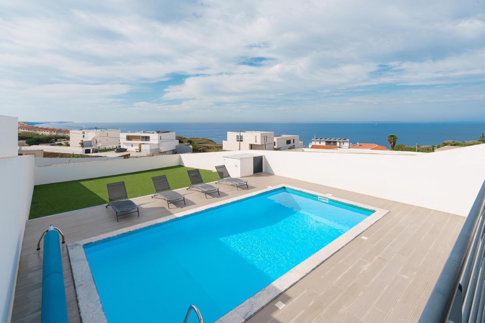 Silver Villa With Ocean View Lourinhã Kültér fotó